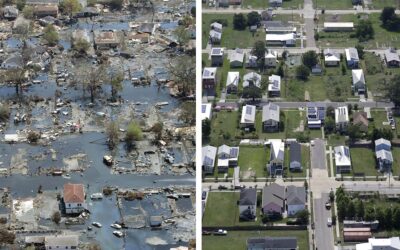 Before vs. After Hurricane Katrina in New Orleans