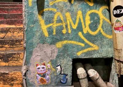 However, painting on public properties is illegal in Hong Kong, and graffiti is often taken down.