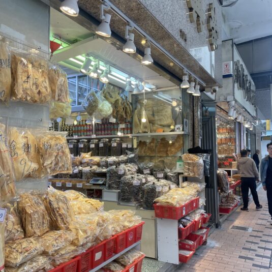 Shop selling shark fin