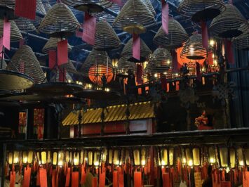 interior of Man Mo Temple