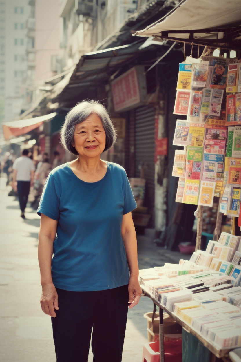 Lee Jun-menghe, the owner of the Pai-Dong, is organizing his helves. Creator: Xie Minglu