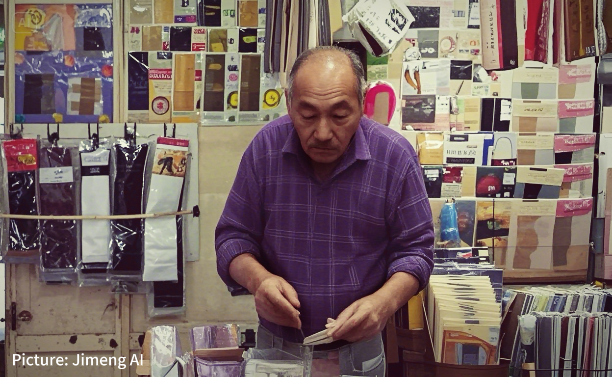 The cartoon image of Lee Jun-meng. Creator: Jing Peikun