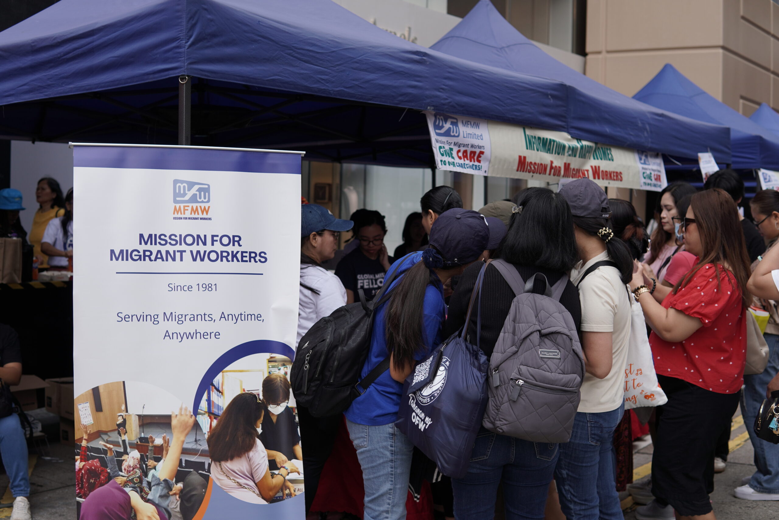 Pathfinders ambassador was doing outreach in Central. ( Credit: Charlie Zhou)
